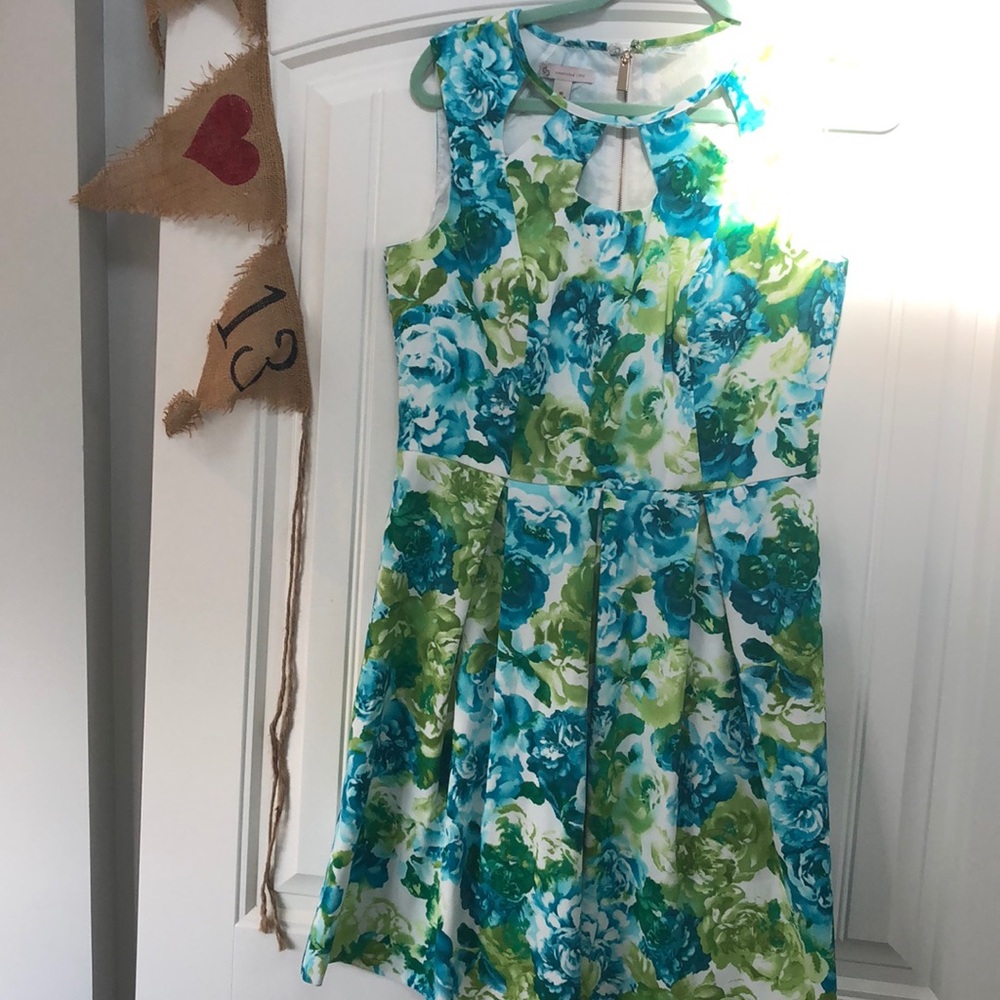 Floral sleeveless dress by Dress Barn